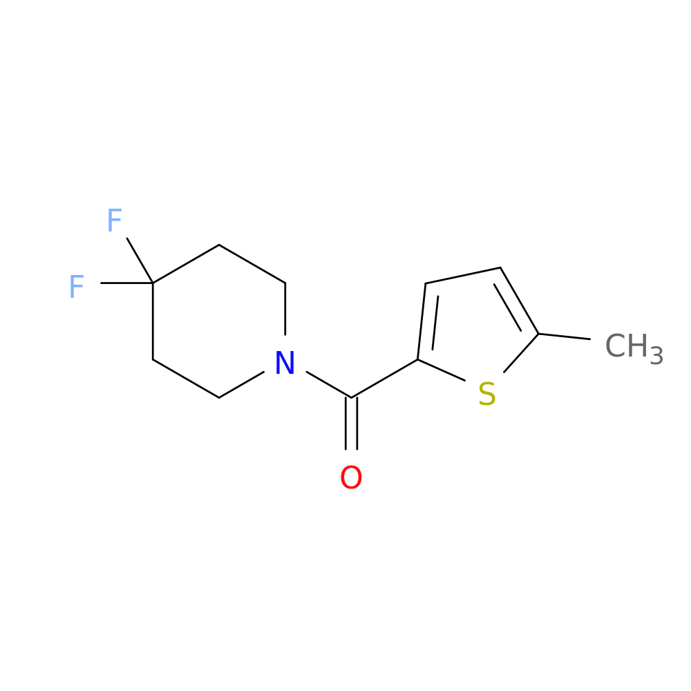 4,4-difluoro-1-(5-methylthiophene-2-carbonyl)piperidine
