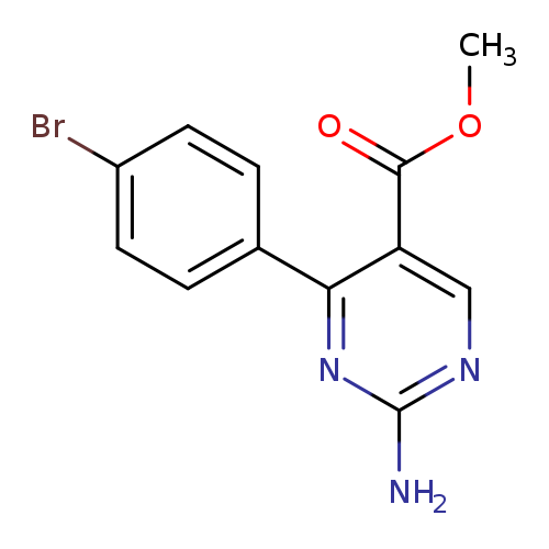 Methyl 2-amino-4-(4-bromophenyl)pyrimidine-5-carboxylate