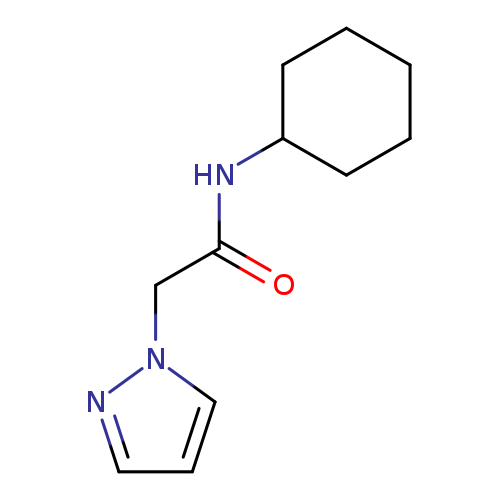 N-cyclohexyl-2-(1H-pyrazol-1-yl)acetamide