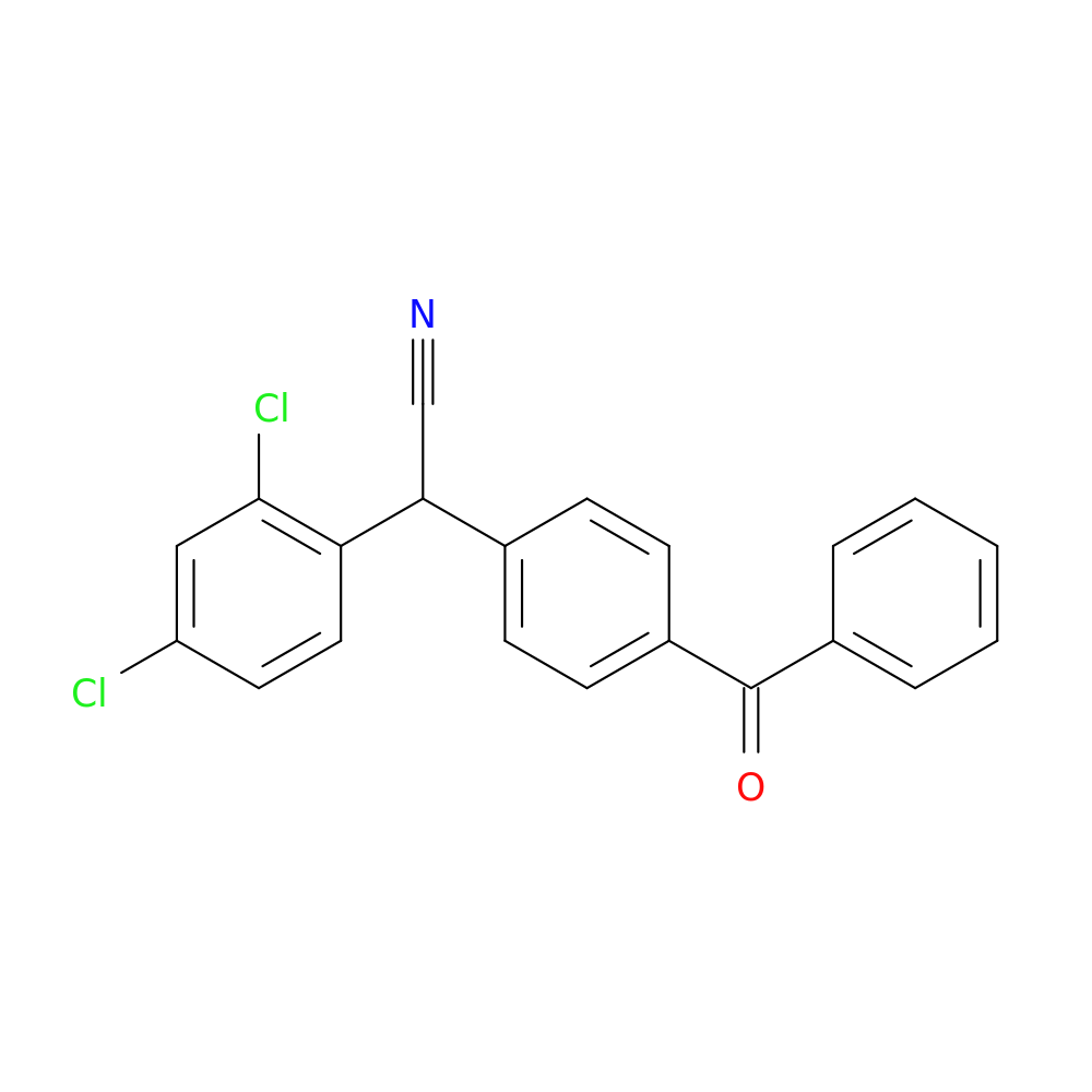 2-(4-benzoylphenyl)-2-(2,4-dichlorophenyl)acetonitrile