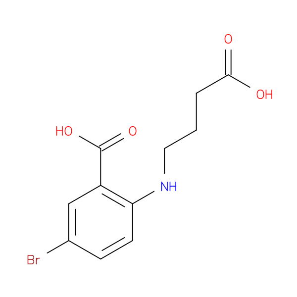 5-Bromo-2-[(3-carboxypropyl)amino]benzoic acid