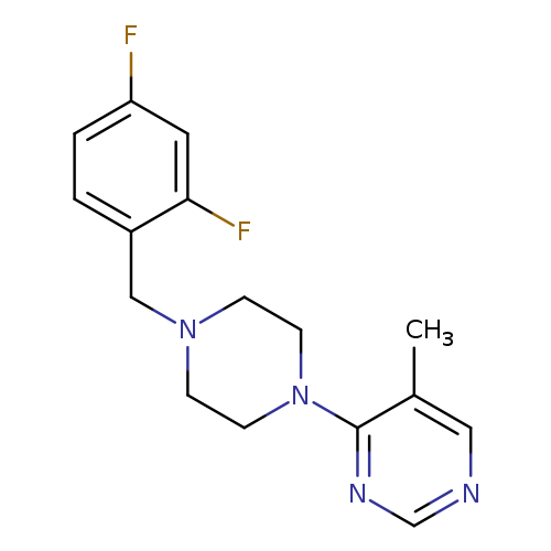 4-{4-[(2,4-difluorophenyl)methyl]piperazin-1-yl}-5-methylpyrimidine