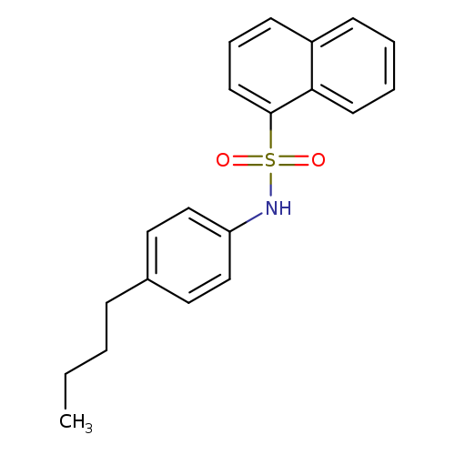 N-(4-butylphenyl)-1-naphthalenesulfonamide
