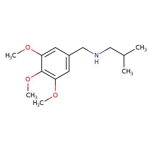 (2-methylpropyl)[(3,4,5-trimethoxyphenyl)methyl]amine