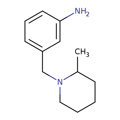 3-[(2-methyl-1-piperidinyl)methyl]aniline