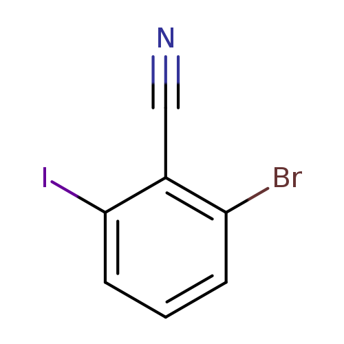 Benzonitrile, 2-bromo-6-iodo-