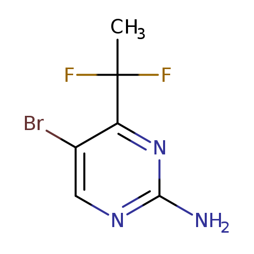 5-bromo-4-(1,1-difluoroethyl)pyrimidin-2-amine