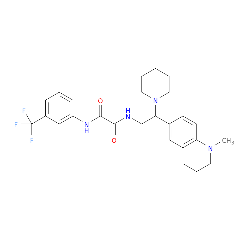 N-[2-(1-methyl-1,2,3,4-tetrahydroquinolin-6-yl)-2-(piperidin-1-yl)ethyl]-N'-[3-(trifluoromethyl)phenyl]ethanediamide