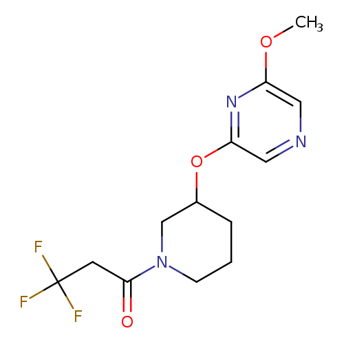 3,3,3-trifluoro-1-{3-[(6-methoxypyrazin-2-yl)oxy]piperidin-1-yl}propan-1-one