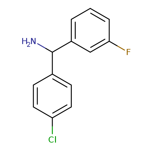 (4-chlorophenyl)(3-fluorophenyl)methanamine