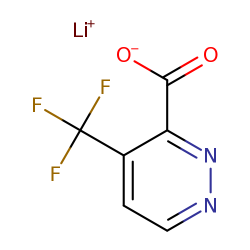 lithium(1+)ion4-(trifluoromethyl)pyridazine-3-carboxylate