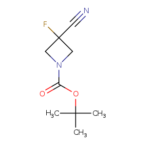 1-Azetidinecarboxylic acid, 3-cyano-3-fluoro-, 1,1-dimethylethyl ester