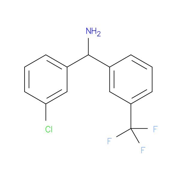 (3-chlorophenyl)[3-(trifluoromethyl)phenyl]methanamine