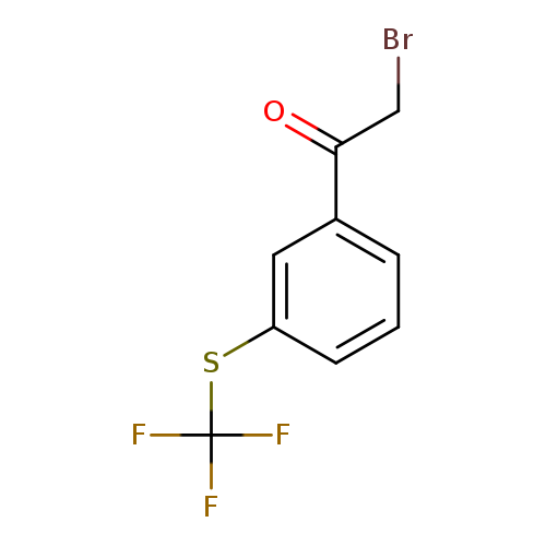 3-(Trifluoromethylthio)phenacyl bromide
