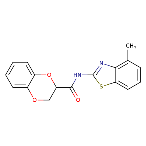 N-(4-methyl-1,3-benzothiazol-2-yl)-2,3-dihydro-1,4-benzodioxine-2-carboxamide