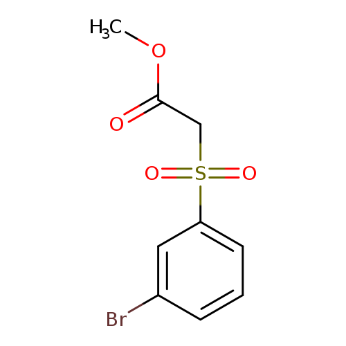 Methyl 2-(3-bromobenzenesulfonyl)acetate