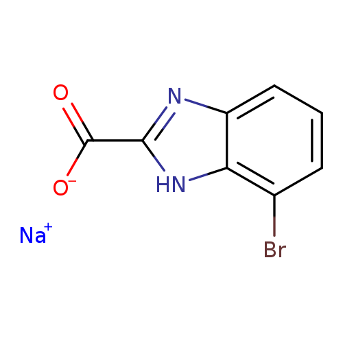 sodium7-bromo-1H-1,3-benzodiazole-2-carboxylate