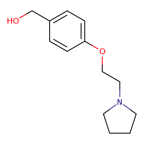 {4-[2-(pyrrolidin-1-yl)ethoxy]phenyl}methanol