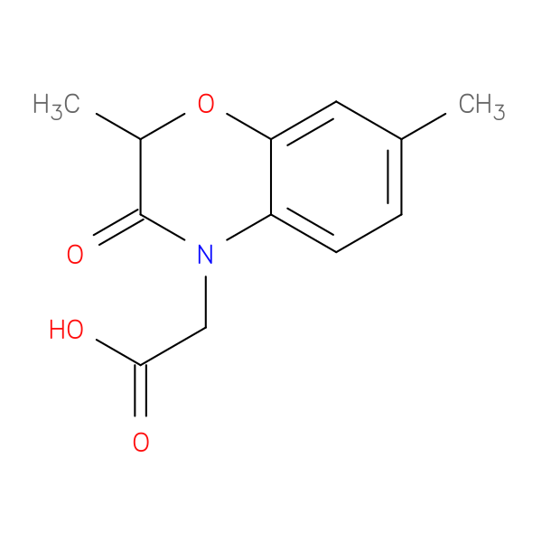 (2,7-Dimethyl-3-oxo-2,3-dihydro-4h-1,4-benzoxazin-4-yl)acetic acid
