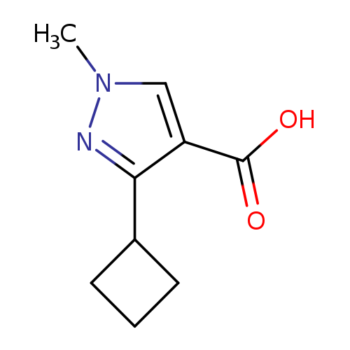 3-cyclobutyl-1-methyl-1H-pyrazole-4-carboxylic acid