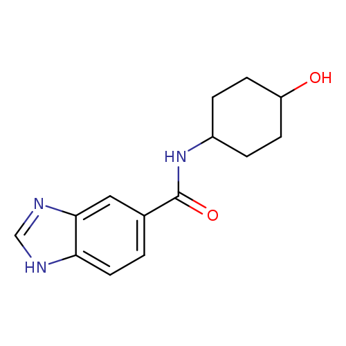 N-(4-hydroxycyclohexyl)-1H-1,3-benzodiazole-5-carboxamide