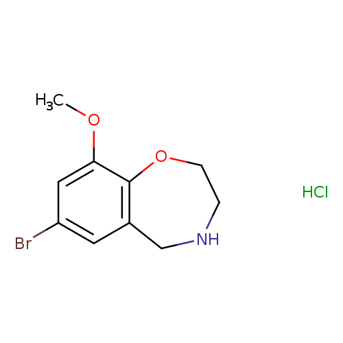 7-bromo-9-methoxy-2,3,4,5-tetrahydro-1,4-benzoxazepine hydrochloride
