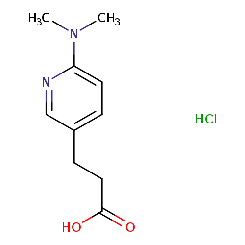 3-[6-(dimethylamino)pyridin-3-yl]propanoicacidhydrochloride