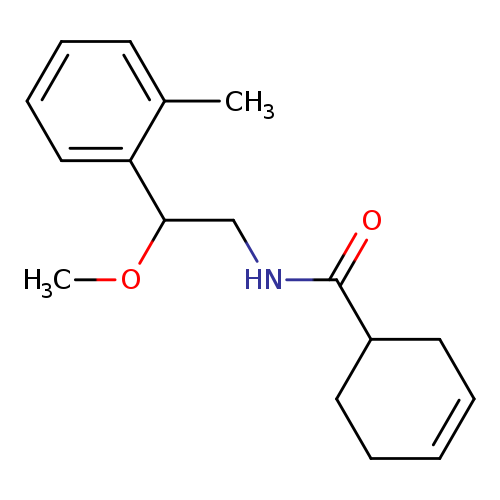 N-[2-methoxy-2-(2-methylphenyl)ethyl]cyclohex-3-ene-1-carboxamide