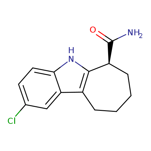 (6S)-2-Chloro-5,6,7,8,9,10-hexahydrocyclohept[b]indole-6-carboxamide