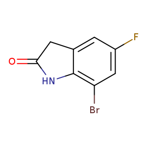 7-Bromo-5-fluoroindolin-2-one