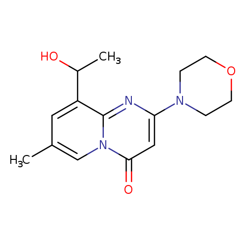 9-(1-Hydroxyethyl)-7-methyl-2-(morpholin-4-yl)-4H-pyrido[1,2-a]pyrimidin-4-one
