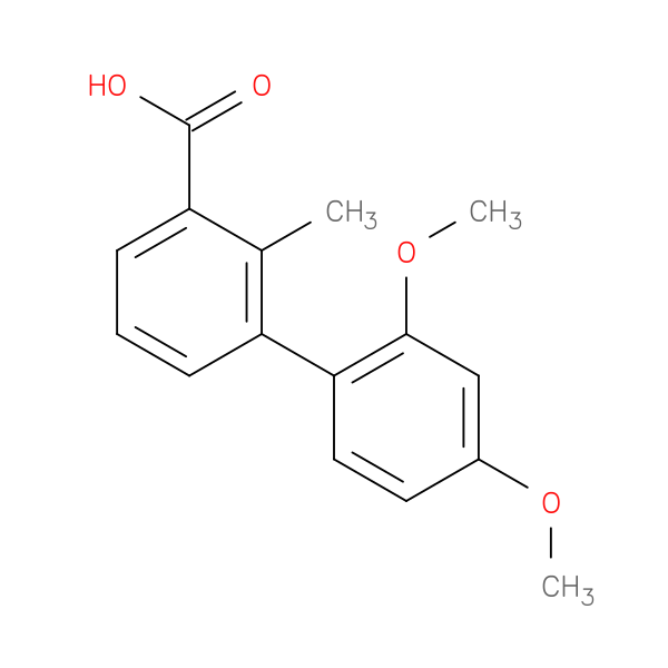 3-(2,4-Dimethoxyphenyl)-2-methylbenzoic acid