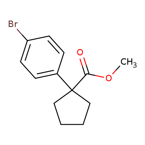 1-(4-Bromo-phenyl)-cyclopentanecarboxylic acid methyl ester