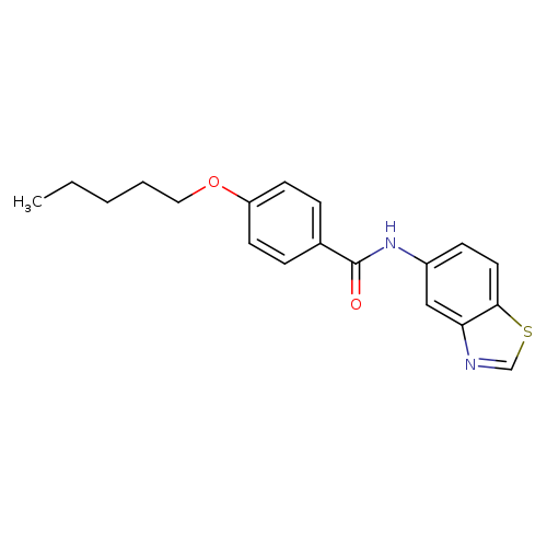 N-(1,3-benzothiazol-5-yl)-4-(pentyloxy)benzamide