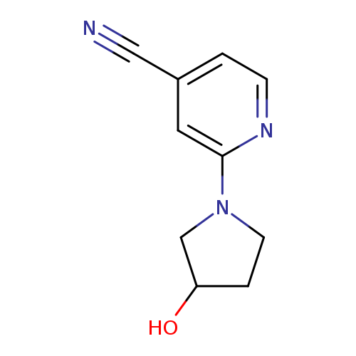 2-(3-Hydroxypyrrolidin-1-yl)isonicotinonitrile