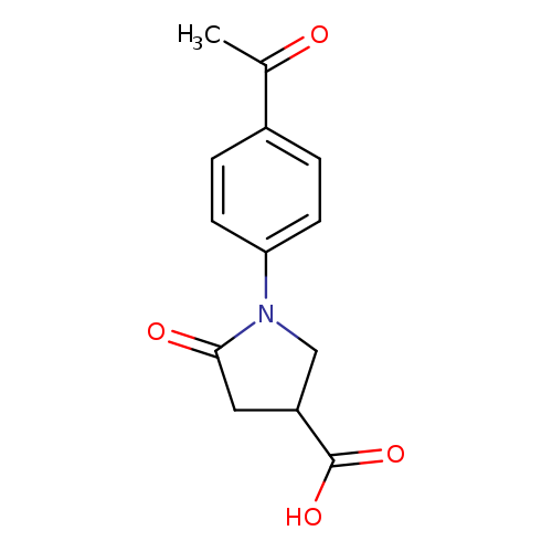 1-(4-Acetylphenyl)-5-oxopyrrolidine-3-carboxylic acid