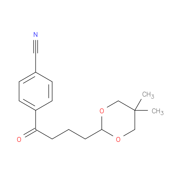 4'-Cyano-4-(5,5-dimethyl-1,3-dioxan-2-yl)butyrophenone