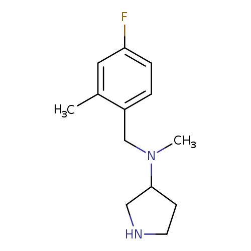 N-(4-Fluoro-2-methylbenzyl)-N-methylpyrrolidin-3-amine
