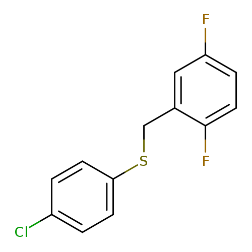 (4-chlorophenyl)(2,5-difluorobenzyl)sulfane