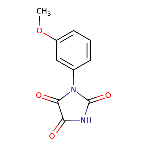 1-(3-methoxyphenyl)imidazolidine-2,4,5-trione