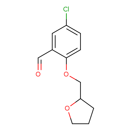 5-chloro-2-(oxolan-2-ylmethoxy)benzaldehyde