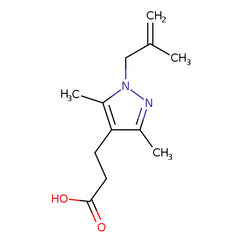 3-[3,5-Dimethyl-1-(2-methyl-allyl)-1H-pyrazol-4-yl]-propionic acid