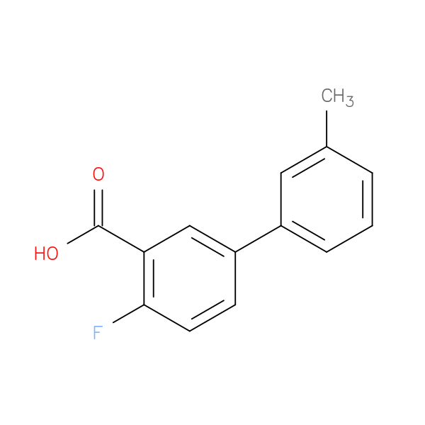 2-Fluoro-5-(3-methylphenyl)benzoic acid