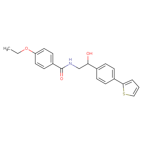 4-ethoxy-N-{2-hydroxy-2-[4-(thiophen-2-yl)phenyl]ethyl}benzamide