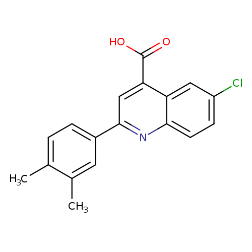 6-Chloro-2-(3,4-dimethylphenyl)quinoline-4-carboxylic acid