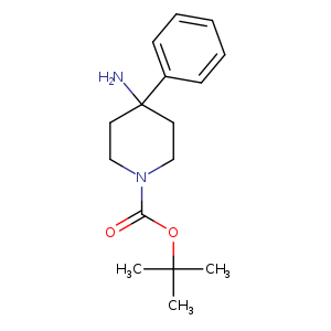 TERT-BUTYL 4-AMINO-4-PHENYLPIPERIDINE-1-CARBOXYLATE