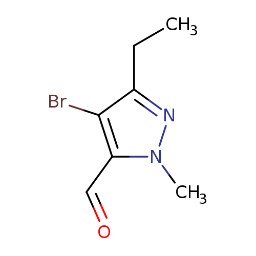 4-bromo-3-ethyl-1-methyl-1H-pyrazole-5-carbaldehyde