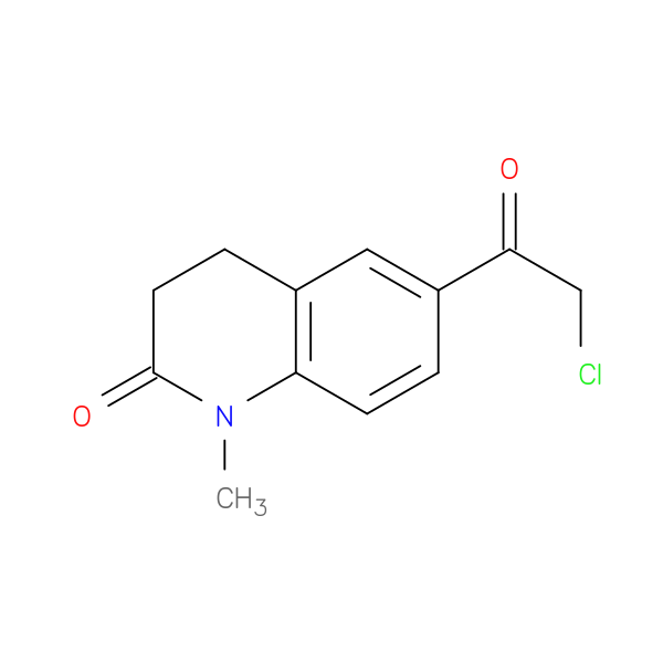 6-(2-chloroacetyl)-1-methyl-1,2,3,4-tetrahydroquinolin-2-one