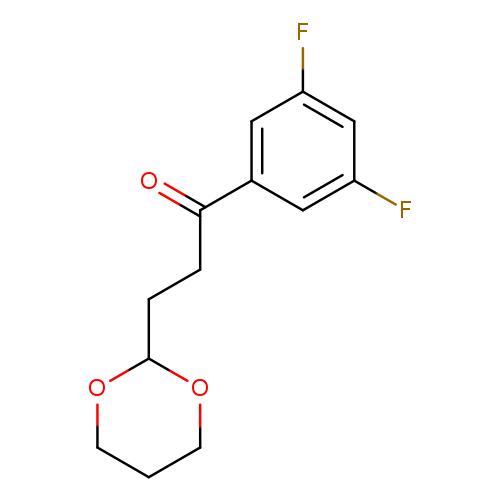 3',5'-Difluoro-3-(1,3-dioxan-2-yl)propiophenone