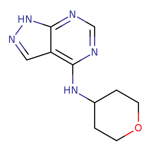 N-(Tetrahydro-2H-pyran-4-yl)-1H-pyrazolo[3,4-d]pyrimidin-4-amine